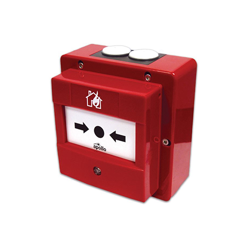 XP95 weatherproof call point with isolator, IP67